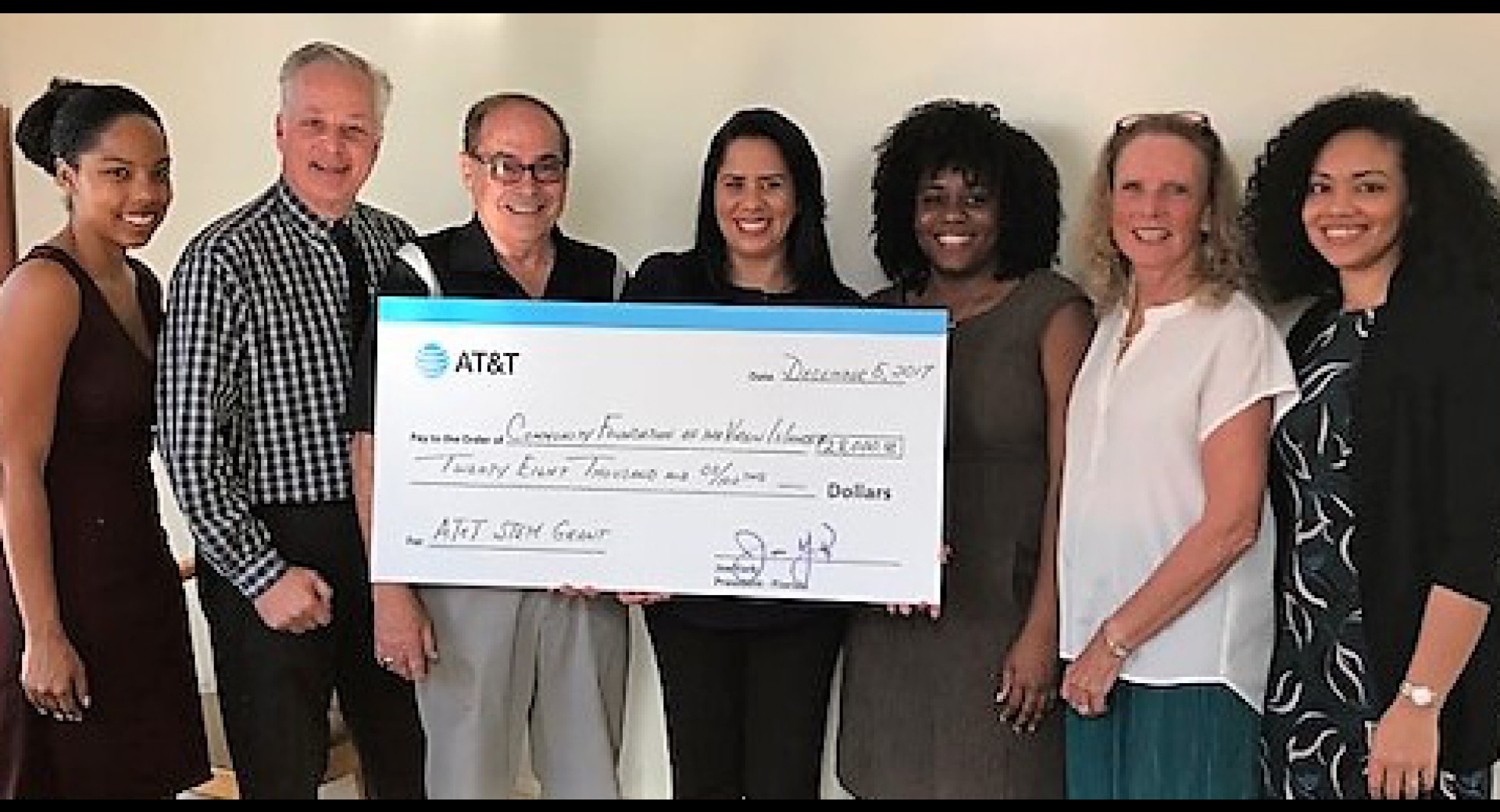 CFVI Announces $28,000 Contribution from AT&T to Promote STEM Education Projects