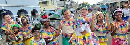Kids dressed for parade